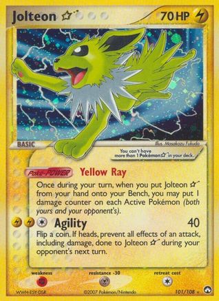 Jolteon Star (101) [Power Keepers] Holofoil - Deck Out Gaming
