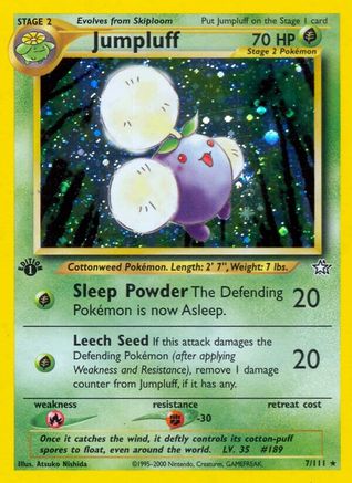 Jumpluff (7) [Neo Genesis] 1st Edition Holofoil - Deck Out Gaming