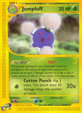 Jumpluff (17) [Aquapolis] - Deck Out Gaming