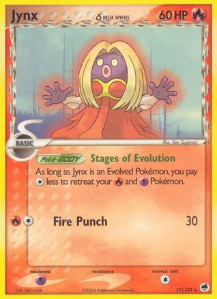 Jynx (Delta Species) (17) [Dragon Frontiers] - Deck Out Gaming