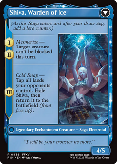 Jill, Shiva's Dominant // Shiva, Warden of Ice (438) [FINAL FANTASY] foil - Deck Out Gaming