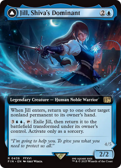 Jill, Shiva's Dominant // Shiva, Warden of Ice (438) [FINAL FANTASY] - Deck Out Gaming