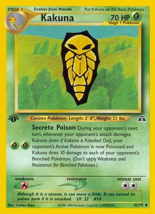 Kakuna (41) [Neo Discovery] 1st Edition - Deck Out Gaming