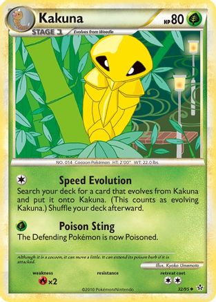 Kakuna (32) [Unleashed] Reverse Holofoil - Deck Out Gaming