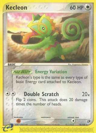 Kecleon (18) [Sandstorm] Reverse Holofoil - Deck Out Gaming