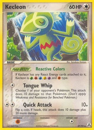 Kecleon (37) [Legend Maker] Reverse Holofoil - Deck Out Gaming