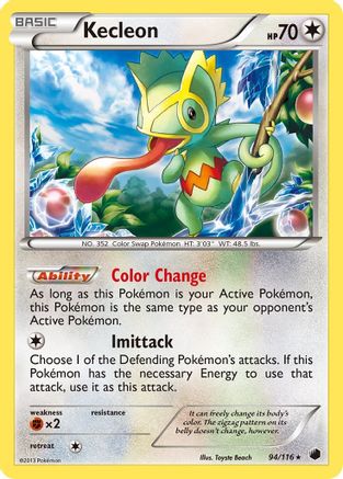 Kecleon (94) [Plasma Freeze] Reverse Holofoil - Deck Out Gaming