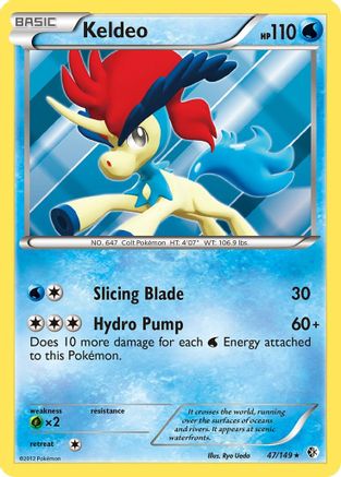 Keldeo (47) (47) [Boundaries Crossed] Reverse Holofoil - Deck Out Gaming