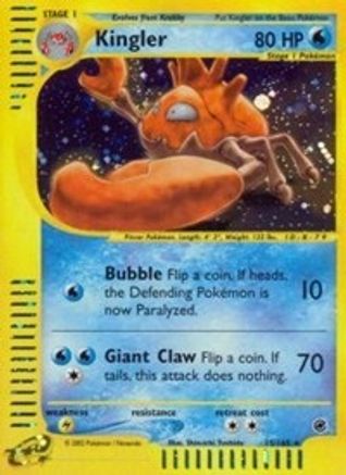 Kingler (15) (15) [Expedition] Reverse Holofoil - Deck Out Gaming