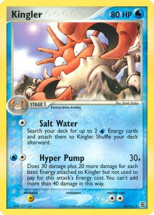 Kingler (26) [FireRed & LeafGreen] Reverse Holofoil - Deck Out Gaming