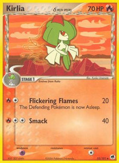 Kirlia (Delta Species) (33) [Dragon Frontiers] Reverse Holofoil - Deck Out Gaming