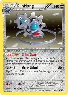 Klinklang (76) [Black and White] Holofoil - Deck Out Gaming