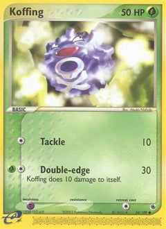 Koffing (54) [Ruby and Sapphire] Reverse Holofoil - Deck Out Gaming