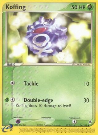 Koffing (54) [Ruby and Sapphire] Reverse Holofoil - Deck Out Gaming