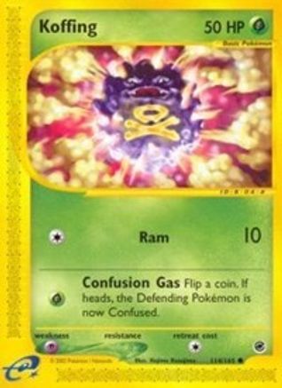 Koffing (114) [Expedition] Reverse Holofoil - Deck Out Gaming