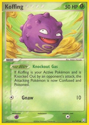 Koffing (61) [Team Rocket Returns] Reverse Holofoil - Deck Out Gaming