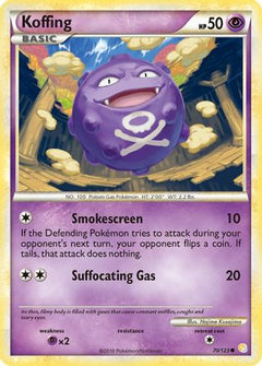 Koffing (70) [HeartGold SoulSilver] Reverse Holofoil - Deck Out Gaming