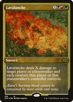 Lavalanche (Foil Etched) (516) [Double Masters 2022] foil - Deck Out Gaming