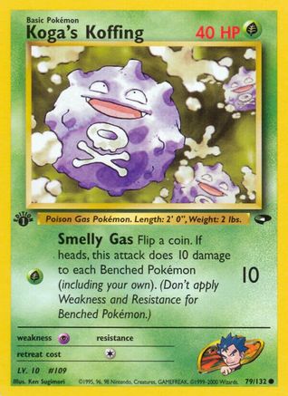 Koga's Koffing (79) (79) [Gym Challenge] 1st Edition - Deck Out Gaming