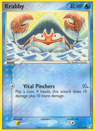 Krabby (54) [Crystal Guardians] Reverse Holofoil - Deck Out Gaming