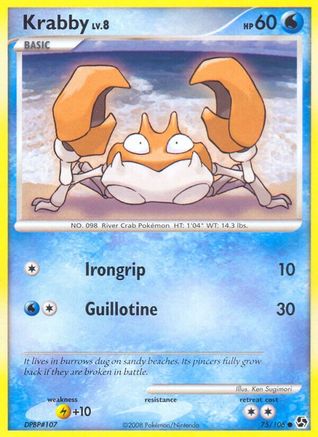Krabby (75) [Great Encounters] Reverse Holofoil - Deck Out Gaming