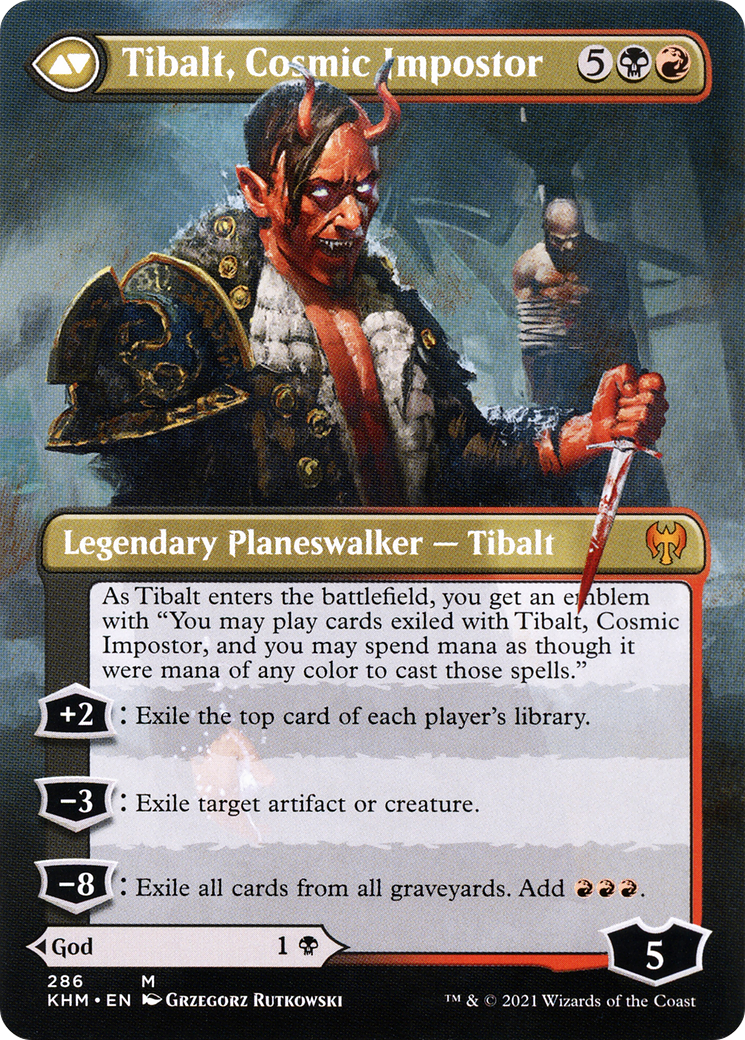 Valki, God of Lies (Borderless) (286) [Kaldheim] foil - Deck Out Gaming