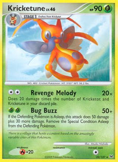 Kricketune (32) [Platinum] Reverse Holofoil - Deck Out Gaming