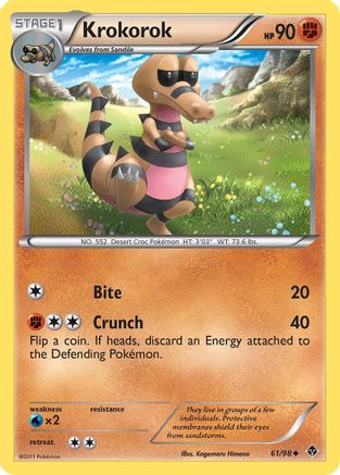 Krokorok (61) [Emerging Powers] Reverse Holofoil - Deck Out Gaming