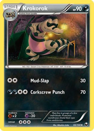 Krokorok (65) [Dark Explorers] Reverse Holofoil - Deck Out Gaming