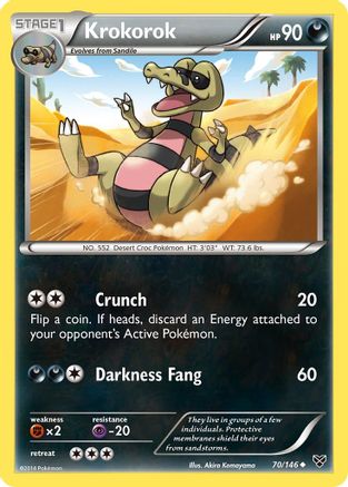 Krokorok (70) [XY Base Set] Reverse Holofoil - Deck Out Gaming