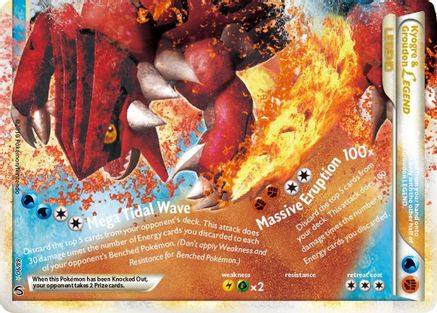 Kyogre & Groudon Legend (Bottom) (88) [Undaunted] Holofoil - Deck Out Gaming