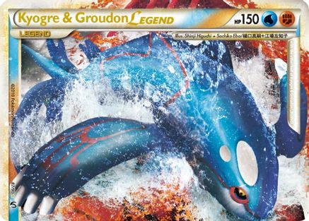 Kyogre & Groudon Legend (Top) (87) [Undaunted] Holofoil - Deck Out Gaming