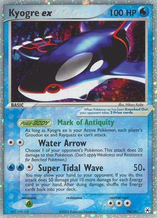 Kyogre ex (94) [Hidden Legends] Holofoil - Deck Out Gaming