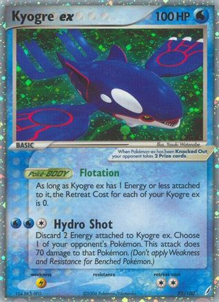 Kyogre ex (95) [Crystal Guardians] Holofoil - Deck Out Gaming