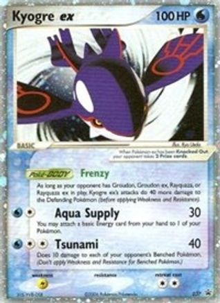 Kyogre ex - 037 (EX Collector's Tins) (37) [Nintendo Promos] Holofoil - Deck Out Gaming