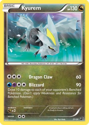 Kyurem (21) [Dragon Vault] Holofoil - Deck Out Gaming