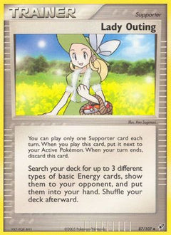 Lady Outing (87) [Deoxys] Reverse Holofoil - Deck Out Gaming