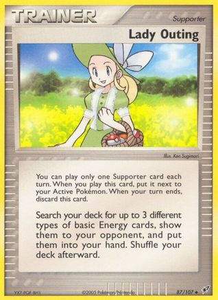 Lady Outing (87) [Deoxys] Reverse Holofoil - Deck Out Gaming