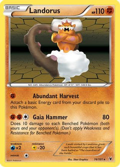 Landorus (74) [Noble Victories] Reverse Holofoil - Deck Out Gaming