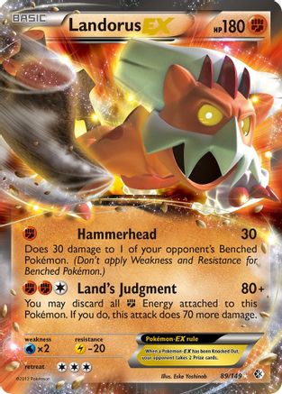 Landorus EX (89) [Boundaries Crossed] Holofoil - Deck Out Gaming