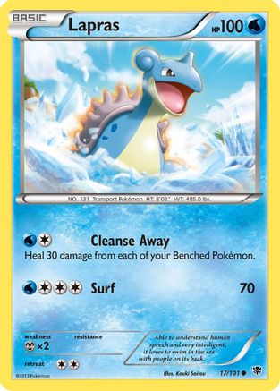 Lapras (17) [Plasma Blast] Reverse Holofoil - Deck Out Gaming