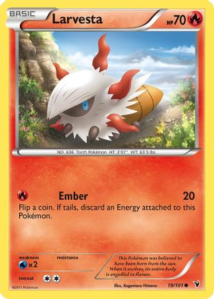 Larvesta (19) (19) [Noble Victories] - Deck Out Gaming