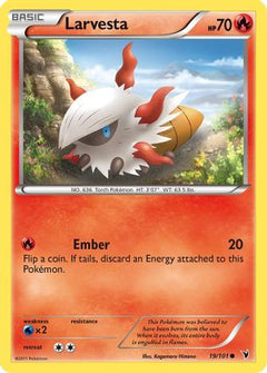 Larvesta (19) (19) [Noble Victories] Reverse Holofoil - Deck Out Gaming