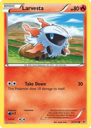 Larvesta (20) (20) [Noble Victories] - Deck Out Gaming