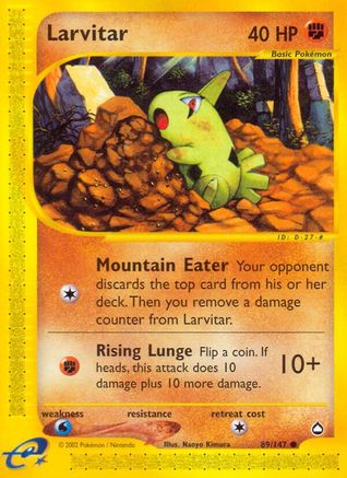 Larvitar (89) [Aquapolis] - Deck Out Gaming