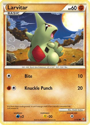 Larvitar (51) (51) [Unleashed] - Deck Out Gaming