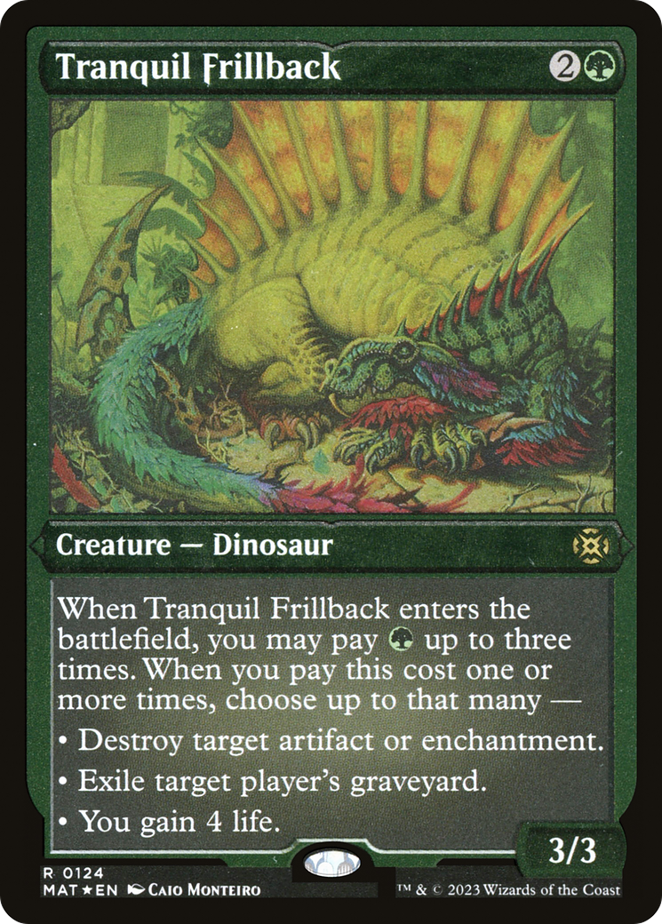 Tranquil Frillback (124) [March of the Machine: The Aftermath] etched - Deck Out Gaming