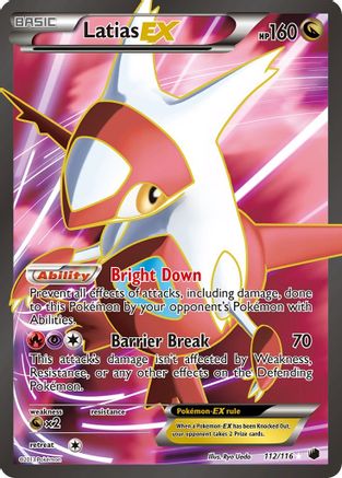 Latias EX (112 Full Art) (112) [Plasma Freeze] Holofoil - Deck Out Gaming
