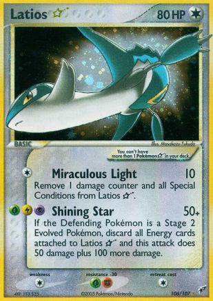 Latios Star (106) [Deoxys] Holofoil - Deck Out Gaming