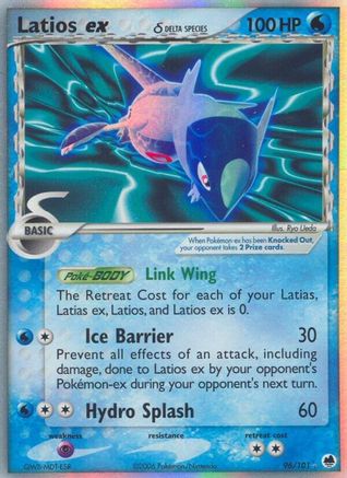Latios ex (Delta Species) (96) [Dragon Frontiers] Holofoil - Deck Out Gaming